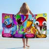 R-Rainbow F-Friends Beach Towel For Kids Personalized Bath Towel Pool Towel Vacation Gift Picnic Towel Party Gift 1