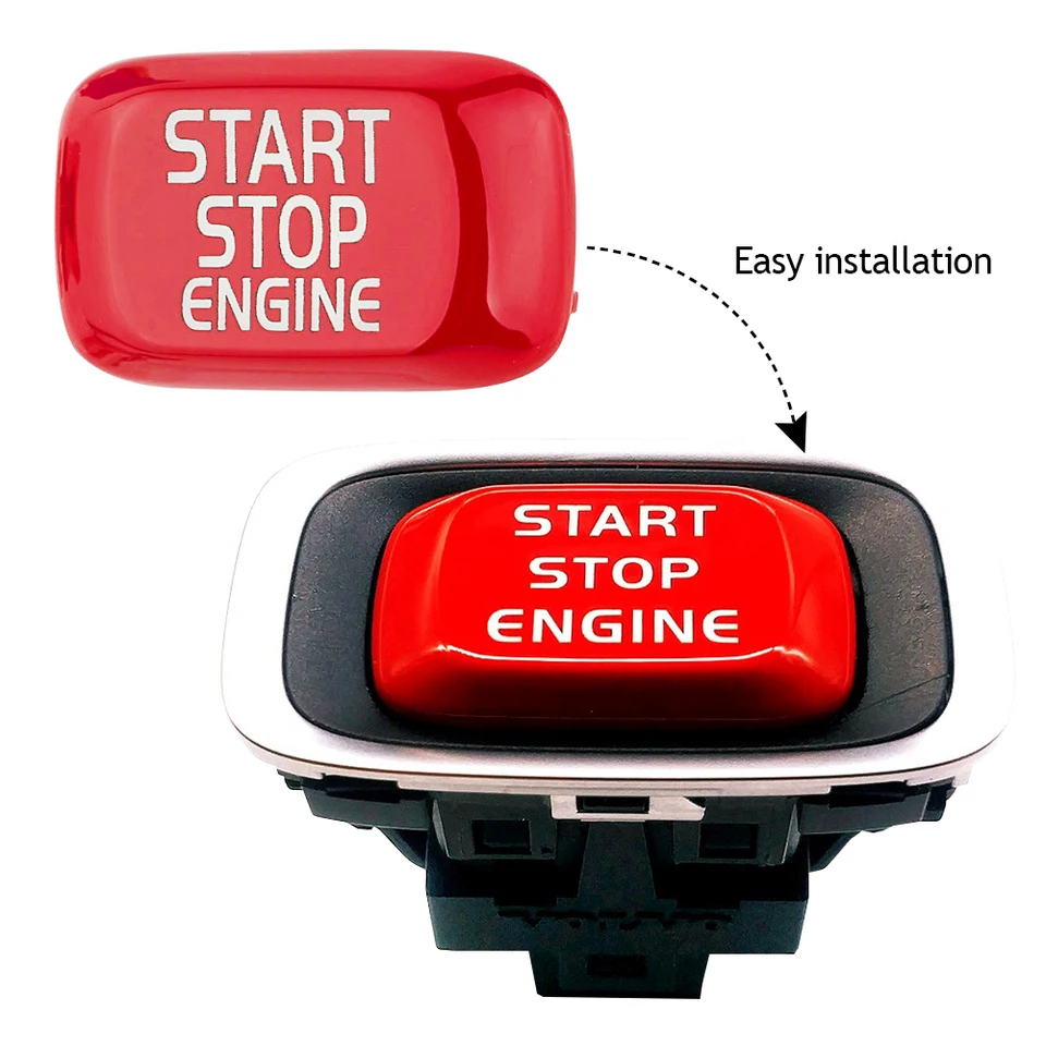 Pulsante Start/Stop Per Volvo V40 V60 S60 XC60 - Sostituzione Tasto Accensione, Design In Lega Di Alluminio - Foto 9