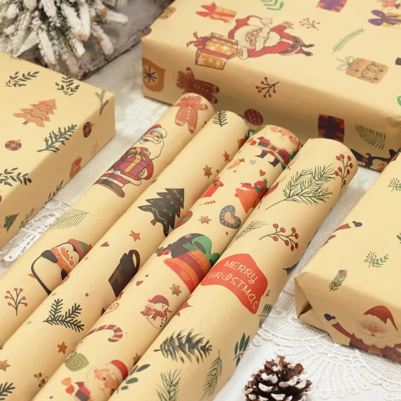 Vintage Christmas Gift Wrapping Paper 