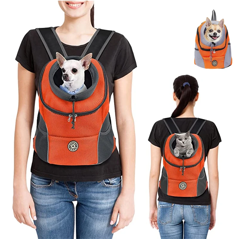 Carrying Pet Cat Dog Backpack Out Walking Travel Portable Transport Bag Animal Backpack Small Dogs Chihuahua Shoulders