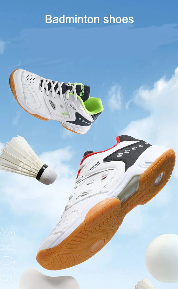 Description Picture 3 of itemMens Professional Badminton Shoes Tennis Sneakers for Training Volleyball Indoor Outdoor Table tennis Women Breathable Sport