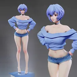 Anime Evangelion Ayanami Rei Elegant Figure - Exquisite Desk Decoration and Collectible Gift (30cm)