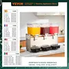 VEVOR 2 3 Tanks Commercial Beverage Dispenser Ice Tea Drink Machine 304 Stainless Steel Juice Dispenser for Restaurant 1