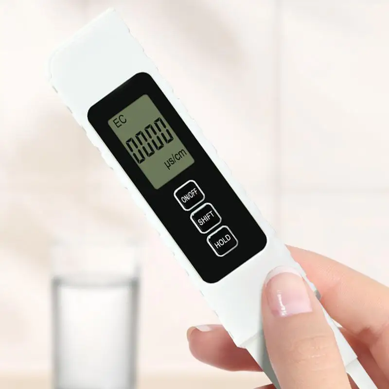 Portable Digital Water Quality Tester with Temperature Pen