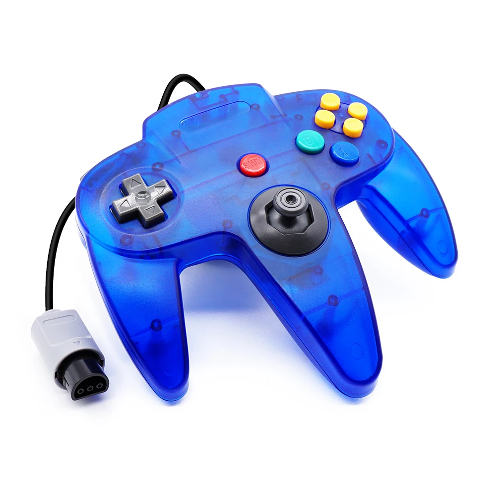 Bitfunx-ゲームパッド,n64コンソール用の透明なシェル - AliExpress