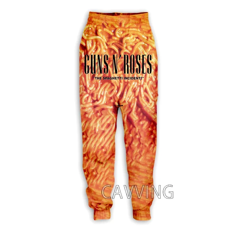 

Новые модные повседневные брюки Guns N Roses с 3D принтом, спортивные тренировочные брюки, прямые брюки, спортивные брюки, брюки для бега