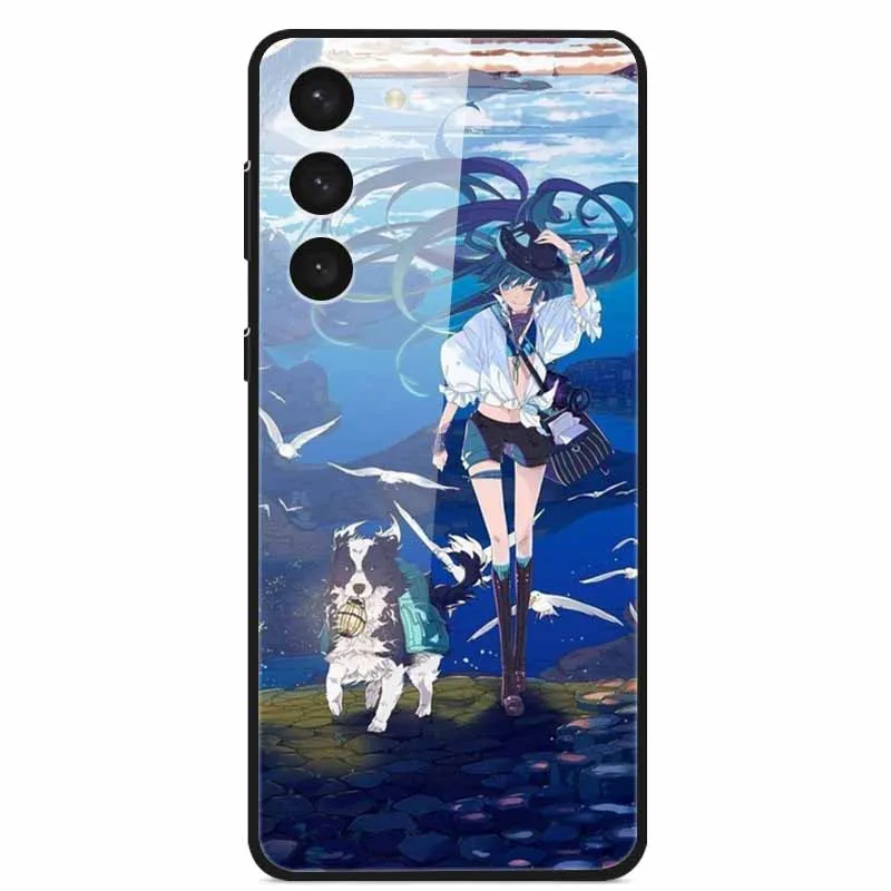 Premium Tempered Glass Case with Space-Themed Design and Enhanced Bumpers