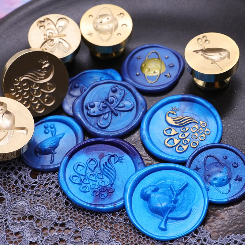 Wax Seal Kit Fire Lacquer Royal Blue Style