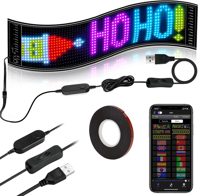 16x64 LEDs 12x47 CM