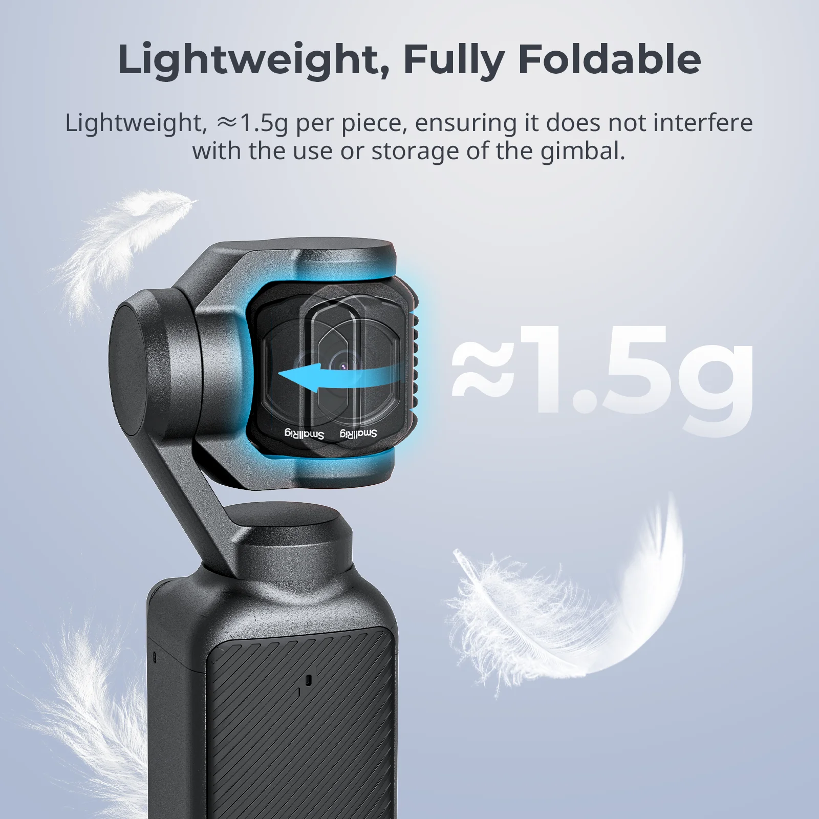 SmallRig Black/White Mist Filter & CPL Filter Set for Osmo Pocket 3, Magnetic S