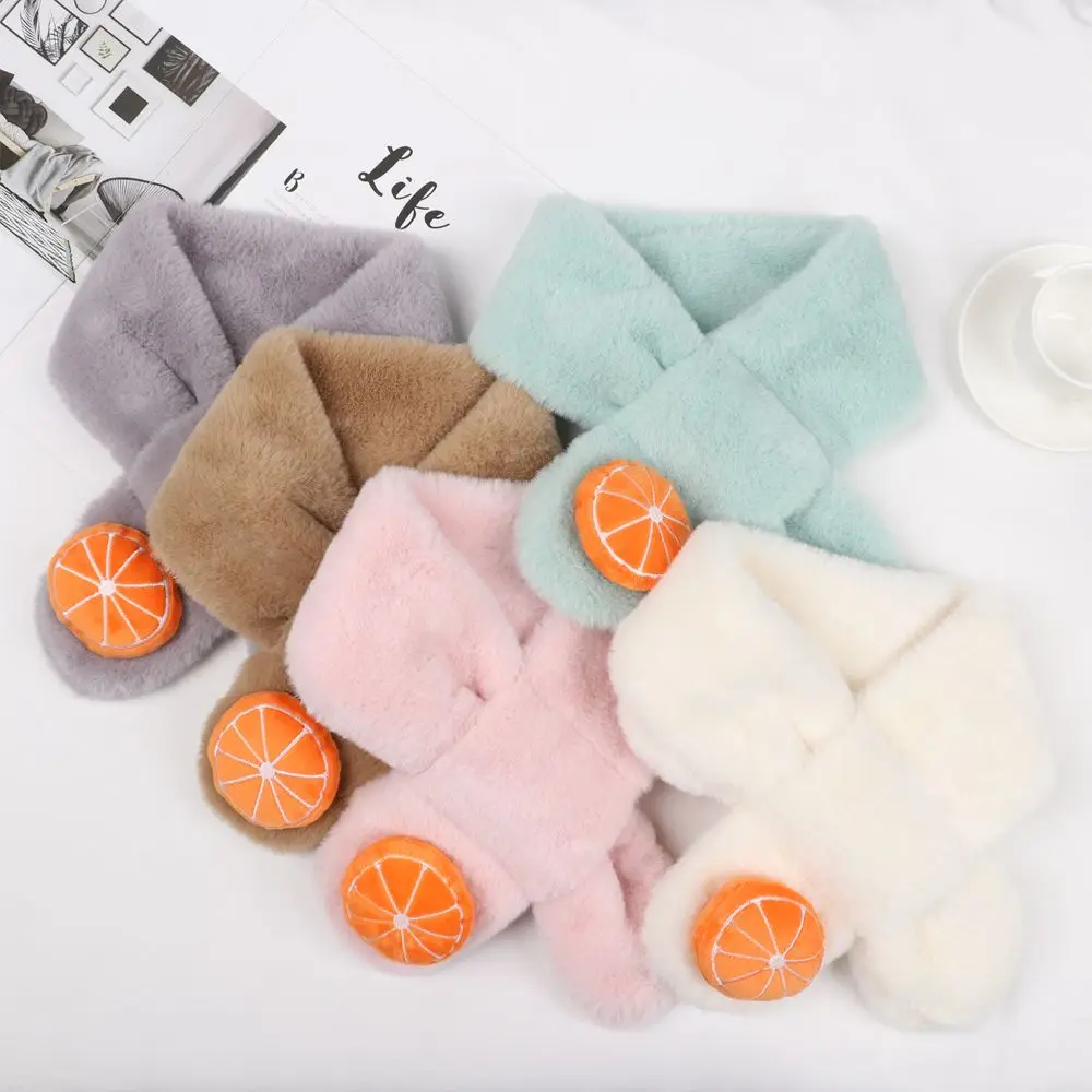 Kid's Scarves Children Boys Girls Keep Warm Shawls Scarves Collar Thickening Winter Scarf Toddler Scarf