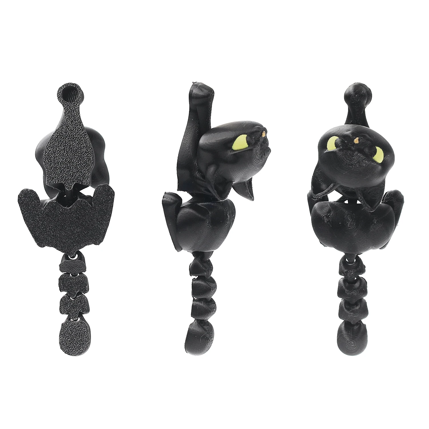 3D printed domineering cat ornament, with movable joints all over the body and free swinging creative children's toy animals