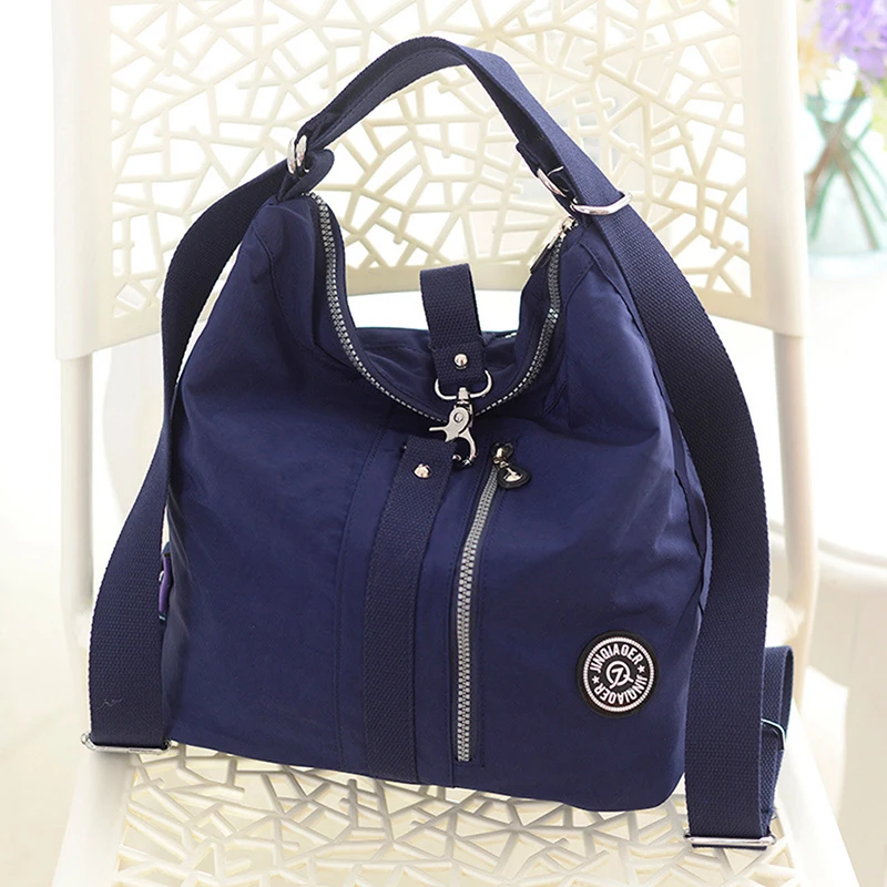 New Nylon Waterproof Backpack Bag For Women Girls Casual Zipper Sewing Backpack Retro Style Student Daily Bag Mochila Mujer 5