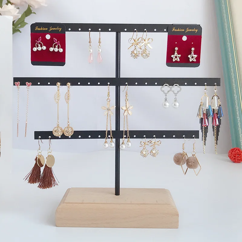 Earring Rack Jewelry Storage Hanging Display Shelf