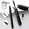 2 in1 Stamp Liquid Eyeliner and Black Mascara Set Water Proof Double-ended Eye Corner Wing Seal Liner Pen Makeup Women Cosmetics 4