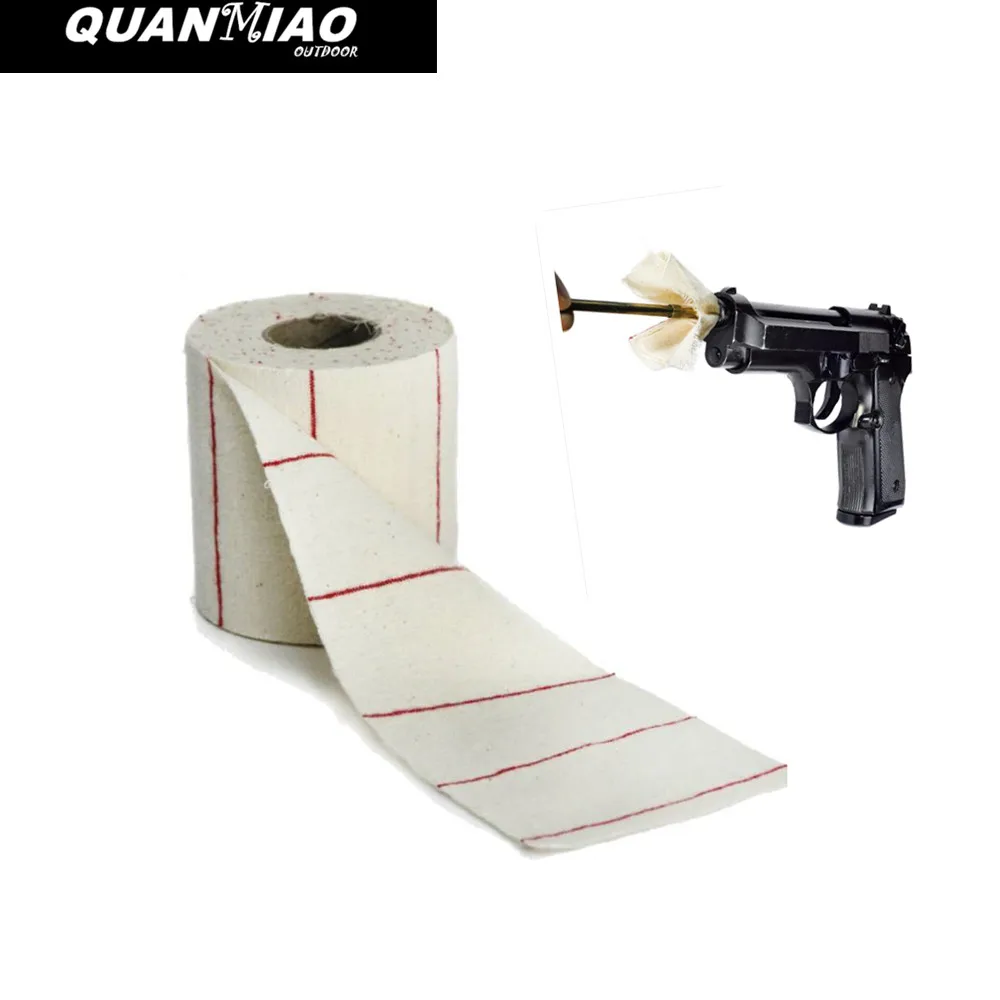 10MGunCleaningClothPatches2or4WideCottonRifleShotgunPistol