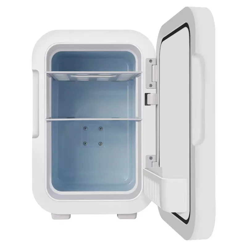 최고 판매 공장 직송 8L 실버 색상 차량용 냉장고 AC220V/DC12V 휴대용 차량용 냉장고 미니 냉장고 (차량 및 가정용)