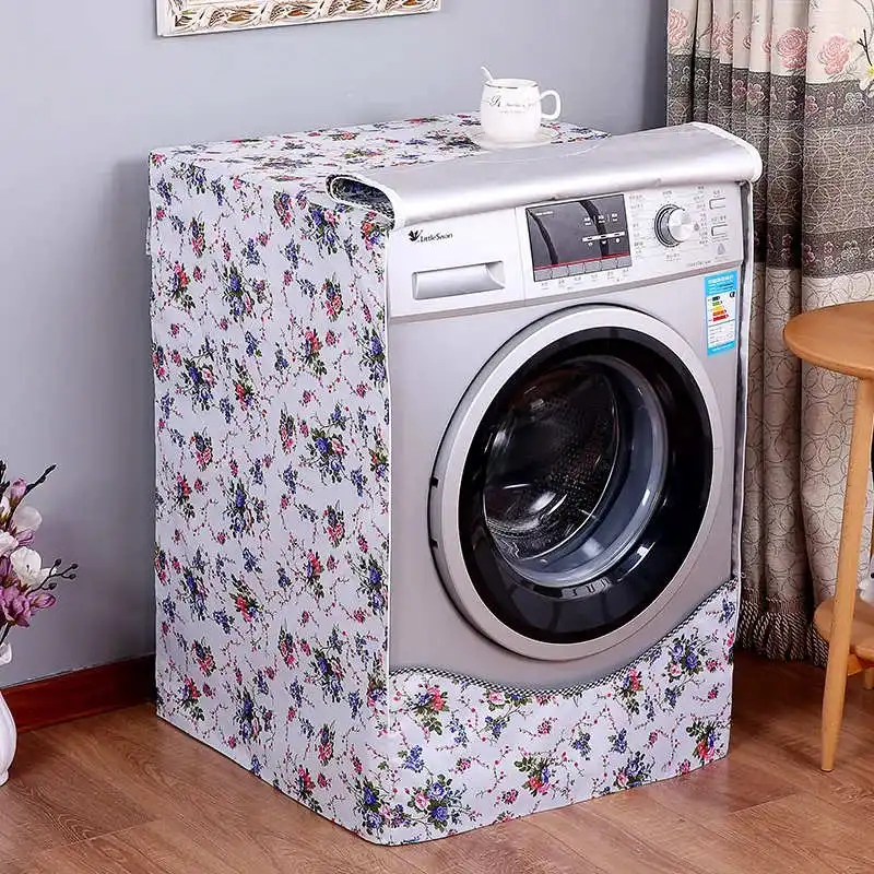 Washing Machine Case GoodTop New Waterproof Washing Machine Cover Home Polyester Roller ...