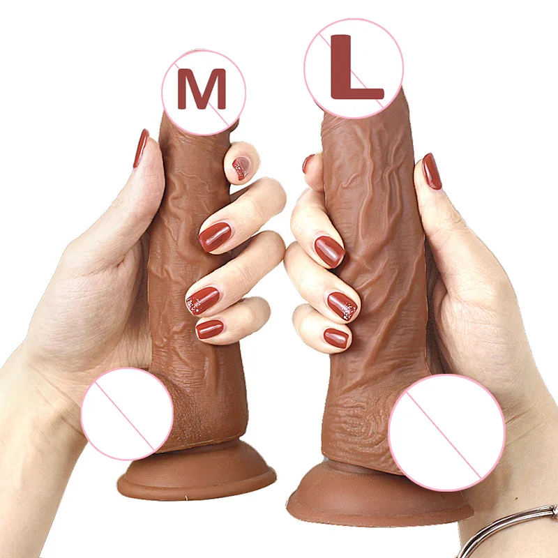 Gelugee Realistic Silicone Dildo Huge Sucker Soft Dildos for Women Masturbator Female Vagina Massage Anal Plug Sex Product 18+ sex toys