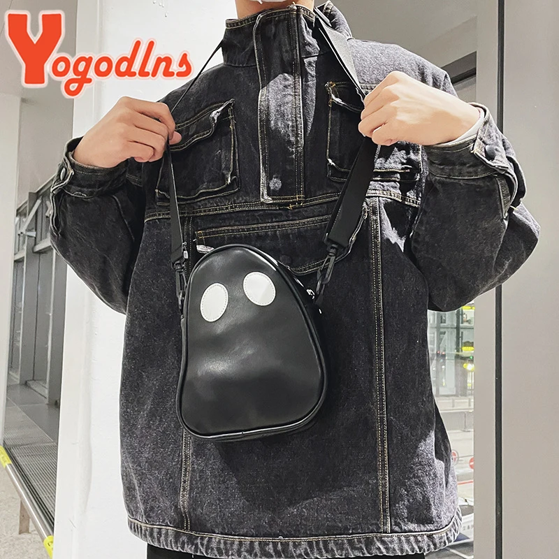 Ghost Bag Purse Personality Shoulder Bags Lovely Devil Cute Bag Clash Colors Stitching Tide PU Small Capacity Satchel