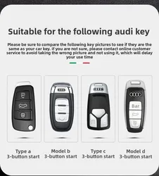 Premium Leather Suede Key Cover for Car Flip Keys - Stylish Auto Accessories Key Holder ([Purchase guide] choose the same style as the key )