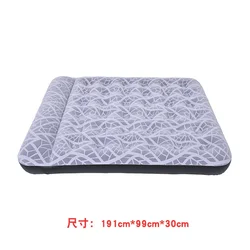Cama flocada con almohada para el hogar, colchón plegable con bomba integrada, para el almuerzo
