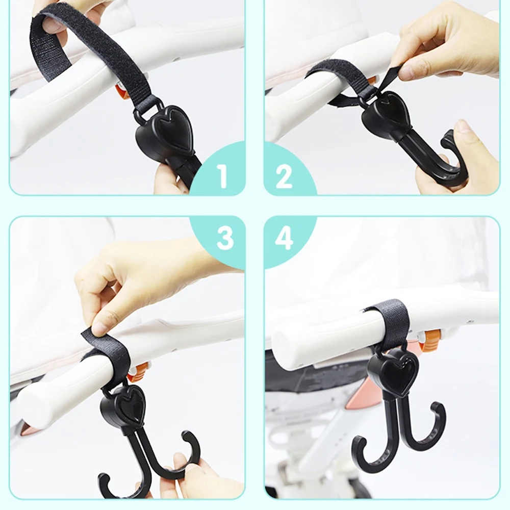 2PCS Stroller Hook Multi Purpose Baby Stroller Hook Multi Purpose Shopping For babyzen yoyo Pram Baby Accessories stroller accessories stroller hooks