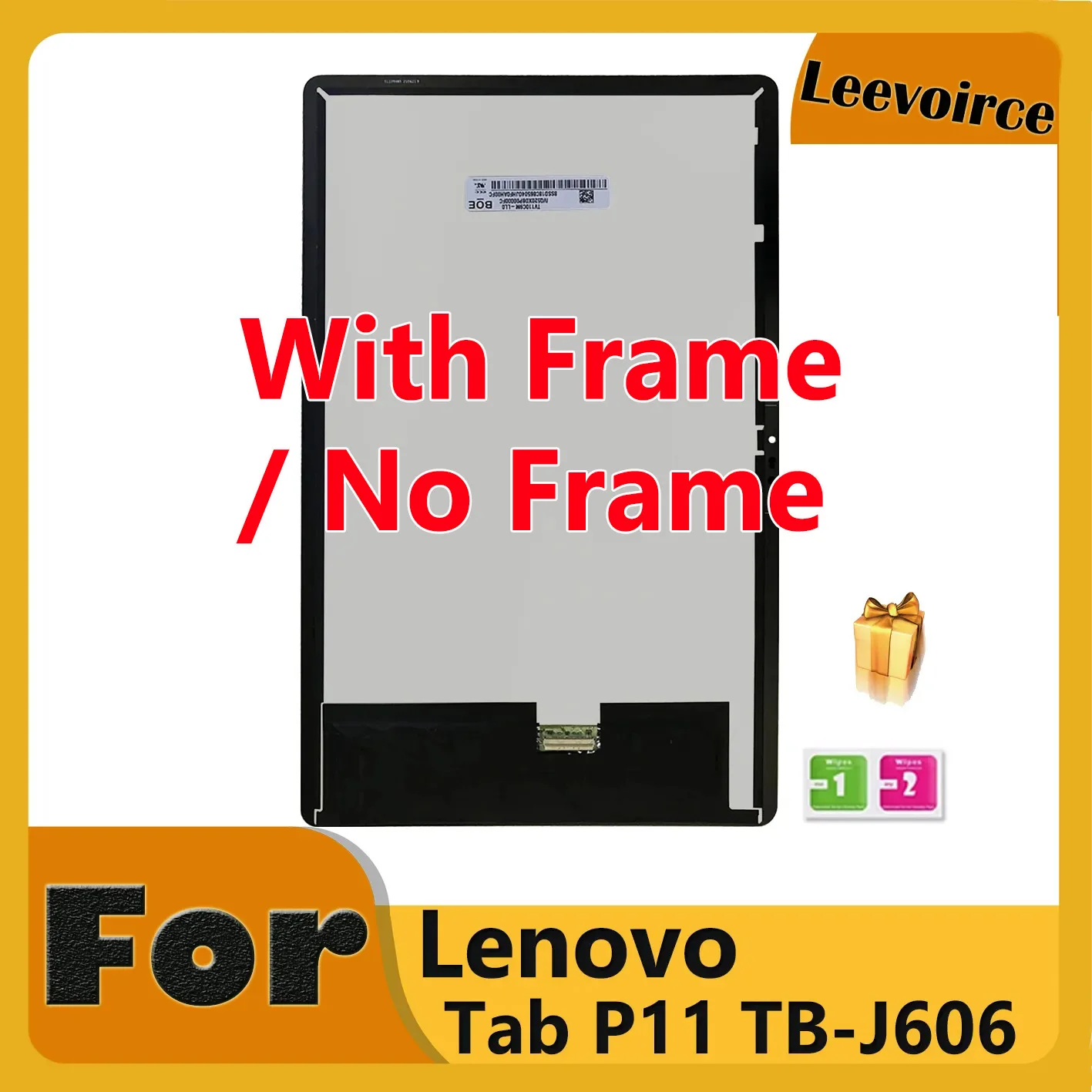 Lenovo Tab P11 / P11 Plus TB-J606 TB-J606F J607 J616 LCD 용 태블릿 디스플레이 LCD 11 (터..