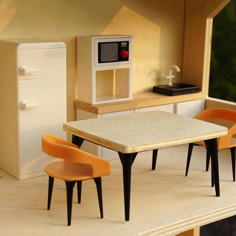 1:12 Scale Sofa Bed Wardrobe TV Cabinet Micro Scene Model Dollhouse Miniature Furniture Playing House Landscape Dolls Accessory