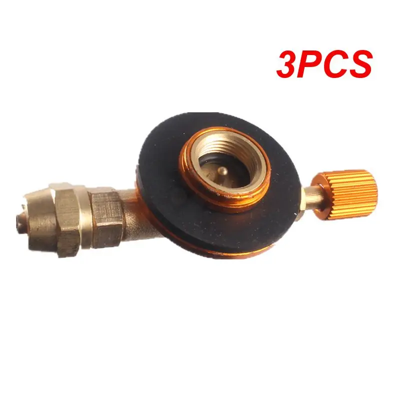 

3PCS Outdoor Camping Gas Stove Gas Refill Adapter Propane Cylinder Filling Adapter Gas Tank Furnace Connector Accessories