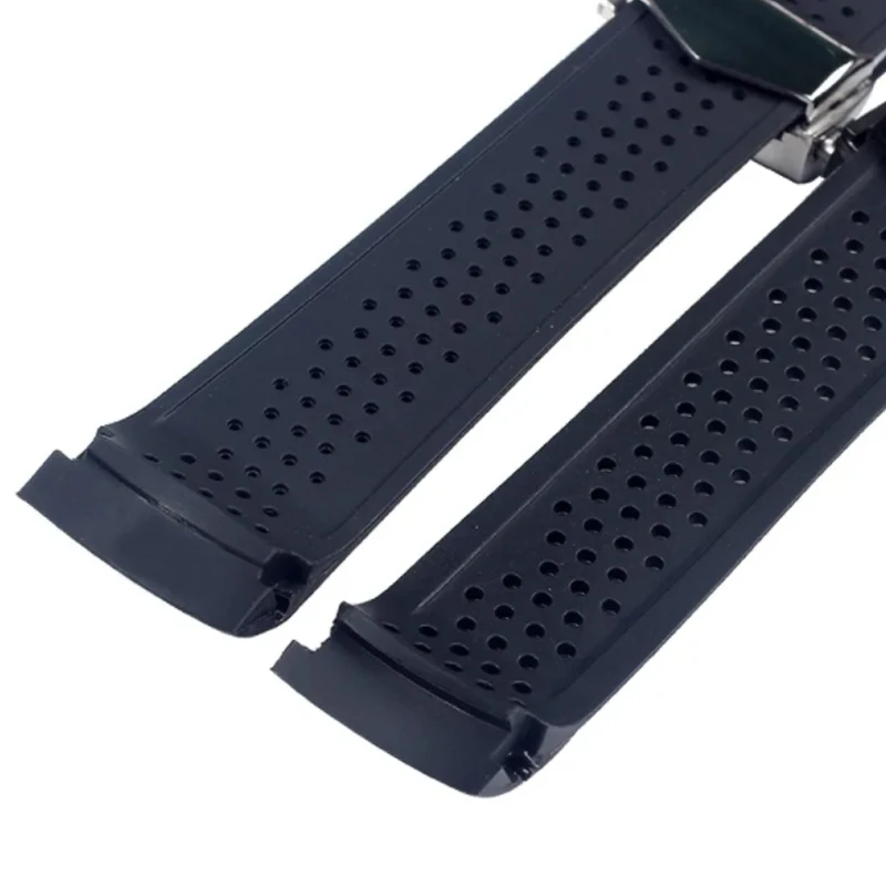Waterproof Sport Silicone Watchband - Soft Rubber Strap