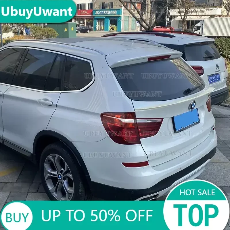 Спойлер Подходит для BMW F25 x3 2011-2017, высококачественный спойлер из АБС-пластика для отделки заднего крыла автомобиля, средний спойлер праймера цвета