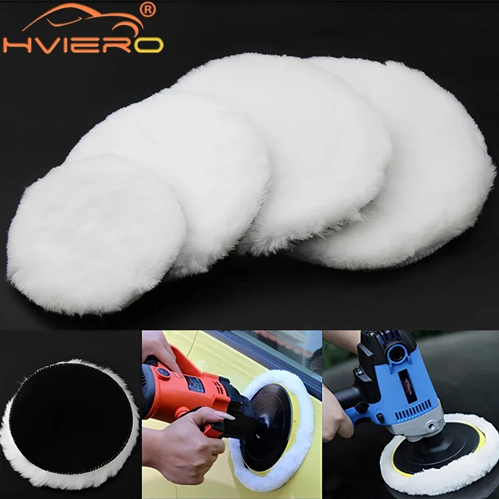 1PCS Universal Car Polish Pad Disc Imitated Wool Auto Body Waxing Polishing Soft er Polisher Vehicle Tools Accessories Paint