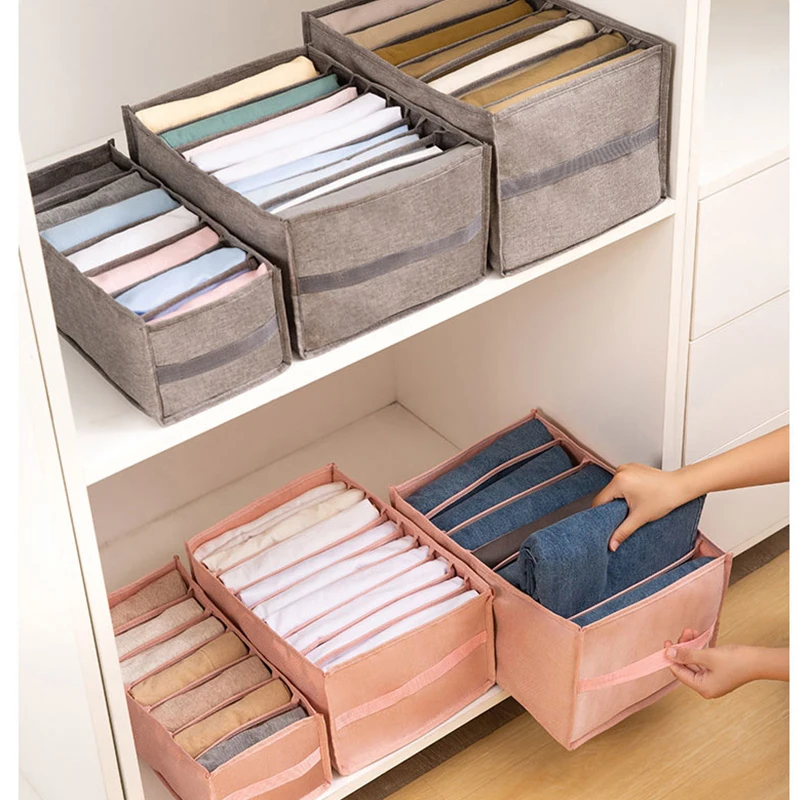 Clothing Jeans Storage Box Drawer Clothes Organizer For Underwear Socks