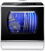 Dishwashers, 5 Washing Programs Mini Dishwashers with 5 L Built-in Water Tank and Double-layered 1