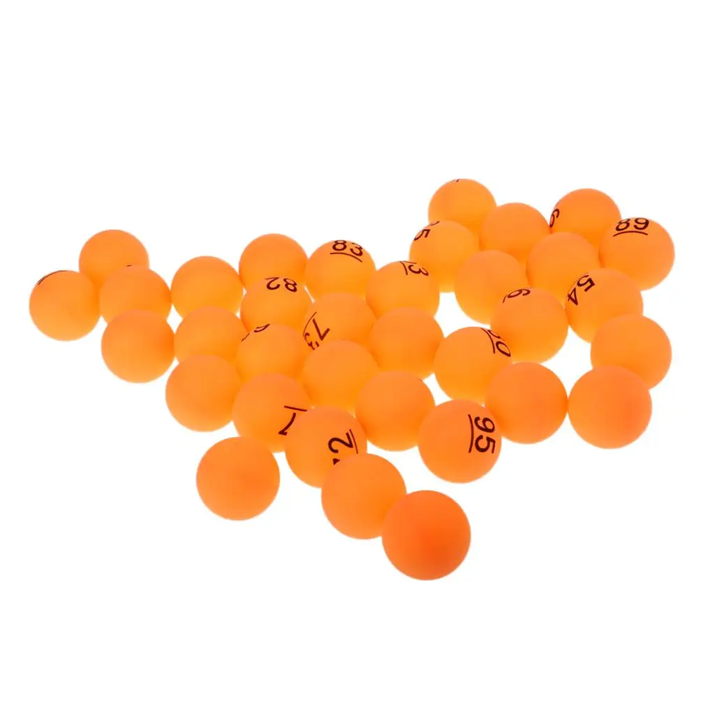 50 Set Pong Balls Table Tennis Balls Official Plastic Balls 1