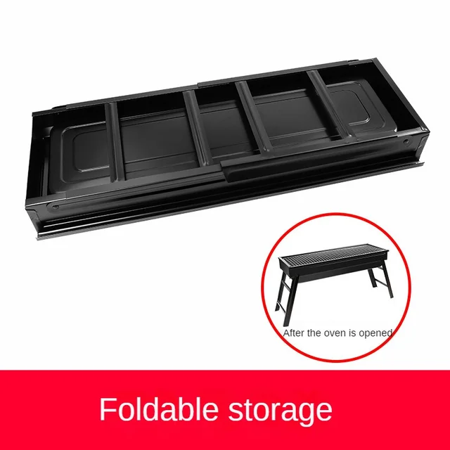 Bbq Grill Kültéri Otthoni Faszén Összecsukható És Hordozható Grillezés Kerti Grillhez - Image 4