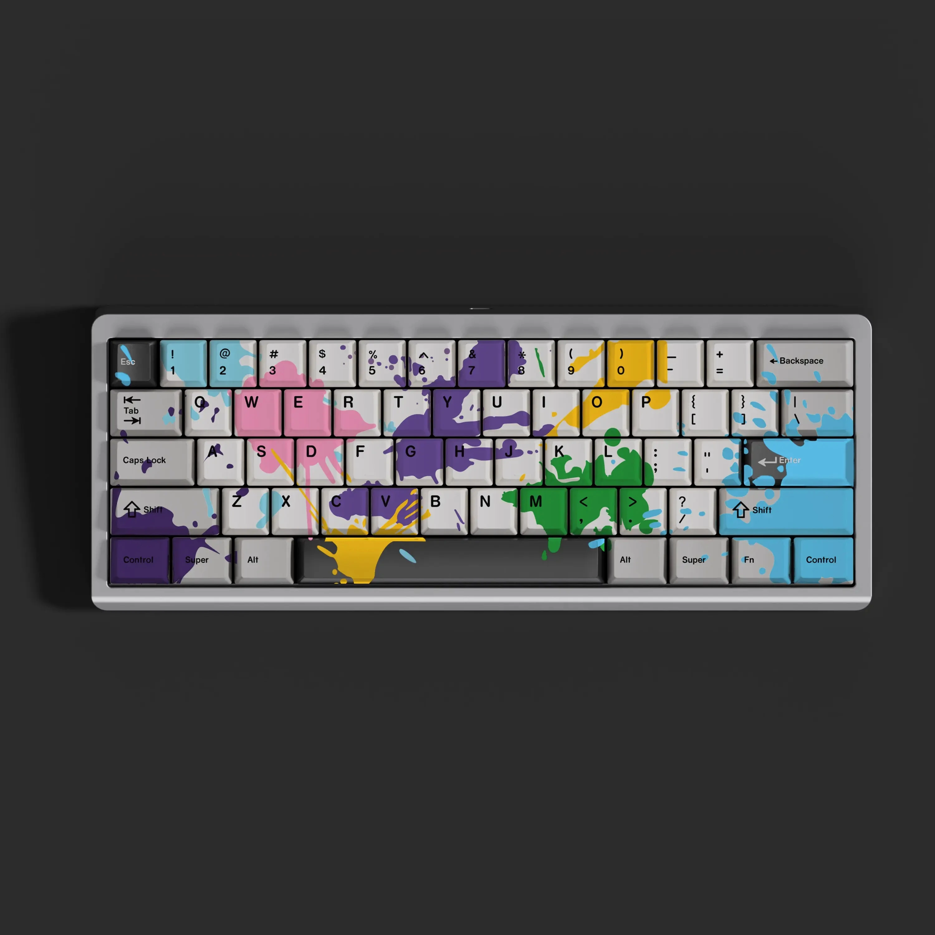 Sublimação de Tingir Perfil Pbt para Teclado Mecânico Zombie Cherry Profile Double b Split Keybar 149 Teclas 100: Pbt