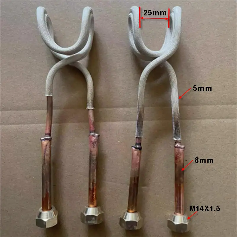 Opening U-Shaped Copper Induction Heating Coil Metalworking Welding Brazing Metalworking Heating Head for Industrial Use - Image 19