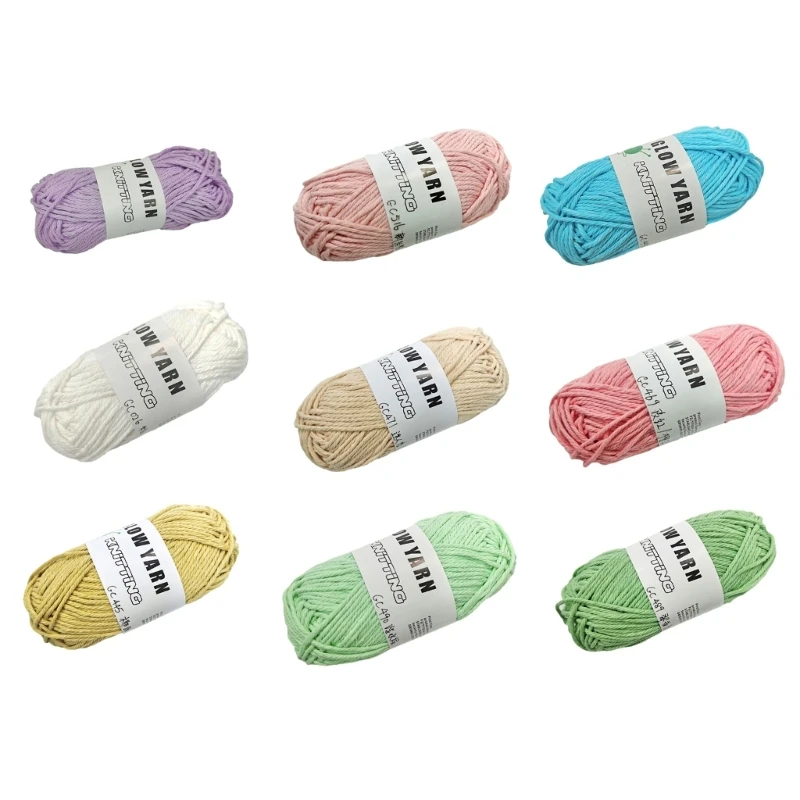 

Luminous Yarn, 1PC Polyester Yarn Glow in The Dark for Crocheting, 45 Yards Knitting Yarn DIY Handcraft Yards for Arts
