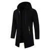 Sweatwear Men's Hoodies Long Sleeve Sweatshirts for Men Zipper Hooded Mens Oversize Winter Top Jacket Coat Black Sweater 2