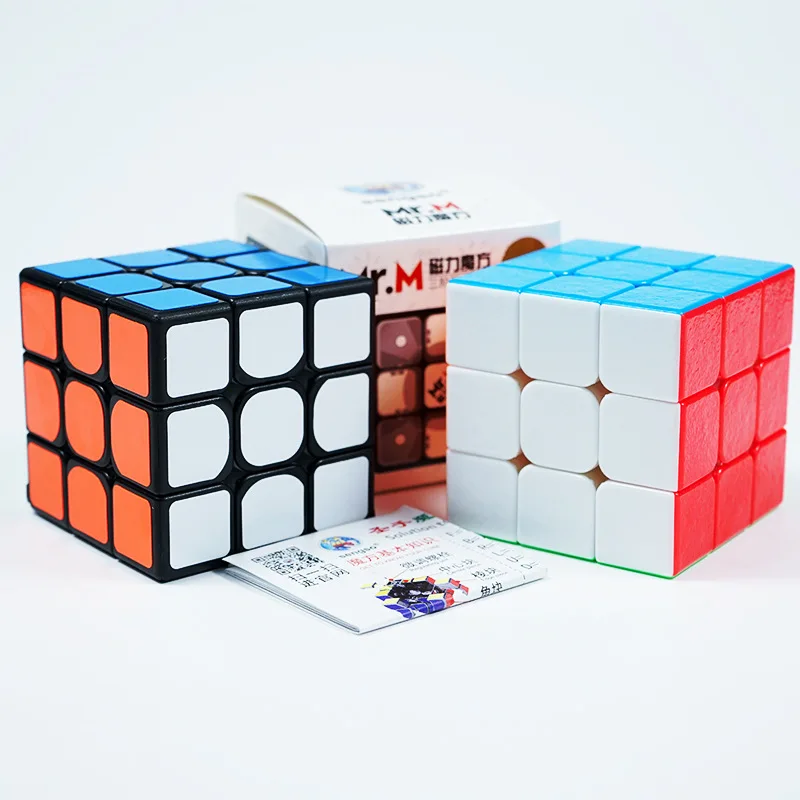 Sengso Mr.M 2x2 3x3 4x4 5x5 Magnetic Magic Cube Stickerless Puzzle Shengshou Magnets 2x2x2 3x3x3 4x4x4 5x5x5 Speed Cubo Mgaico