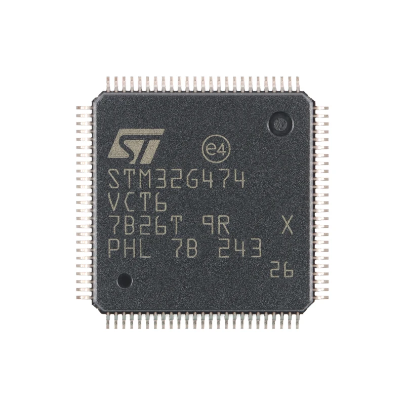 

5pcs/Lot STM32G474VCT6 LQFP-100 ARM Microcontrollers - MCU Mainstream Arm Cortex-M4 MCU 170 MHz 256 Kbytes of Flash Math Accel