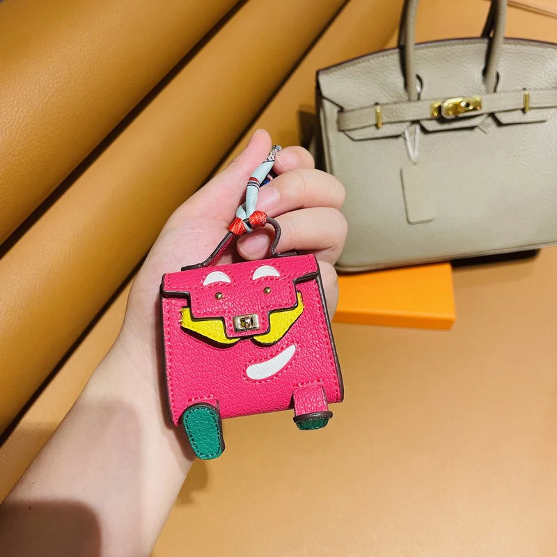 Full Cover Mini Birkin Bag Pendant Mini Mini Handbag for for Earphone  Lipstick 
