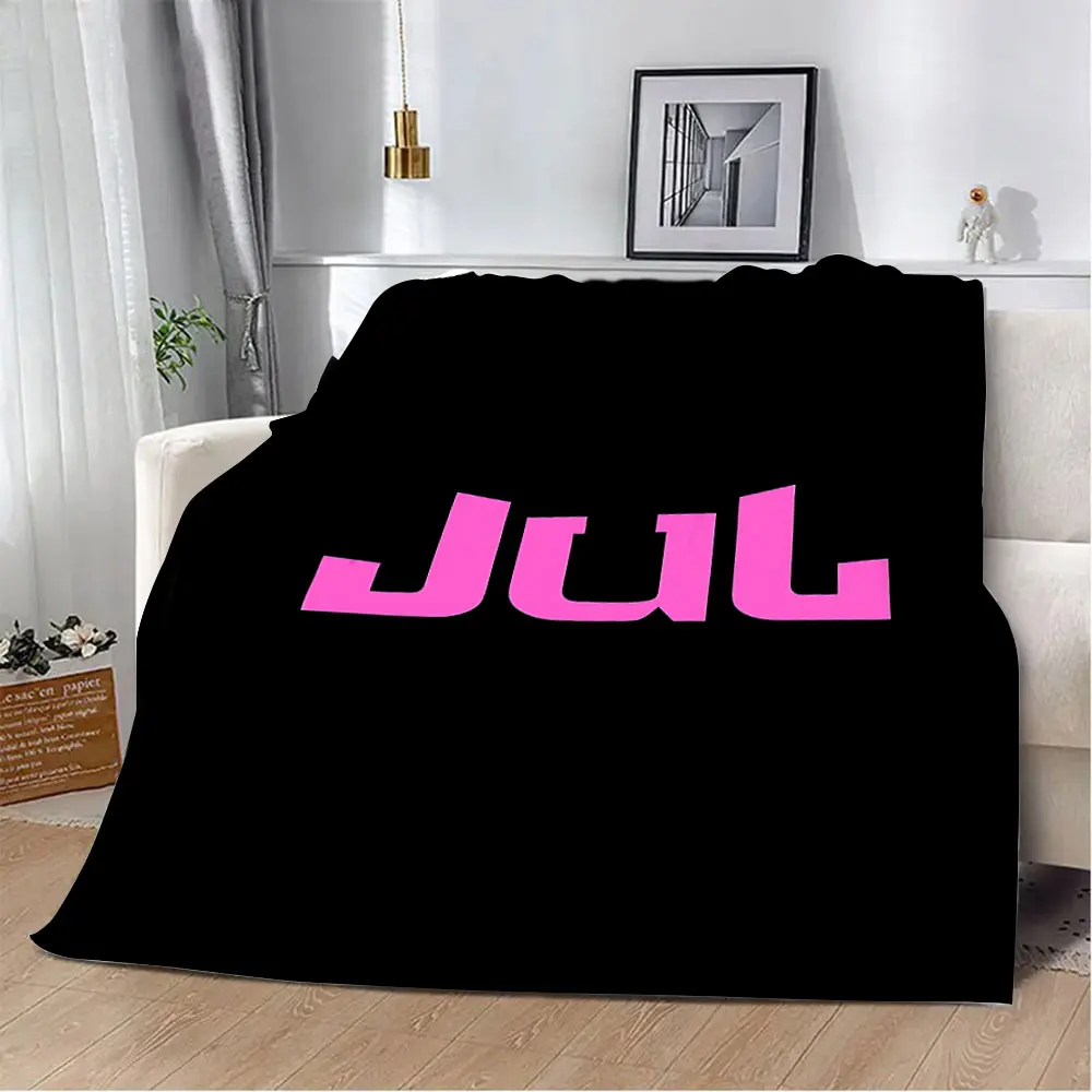 Rapper Jul  Printed Blanket Picnic Blankets Warm Blanket Soft and Comfortable Blanket Home Travel Birthday Gift 4