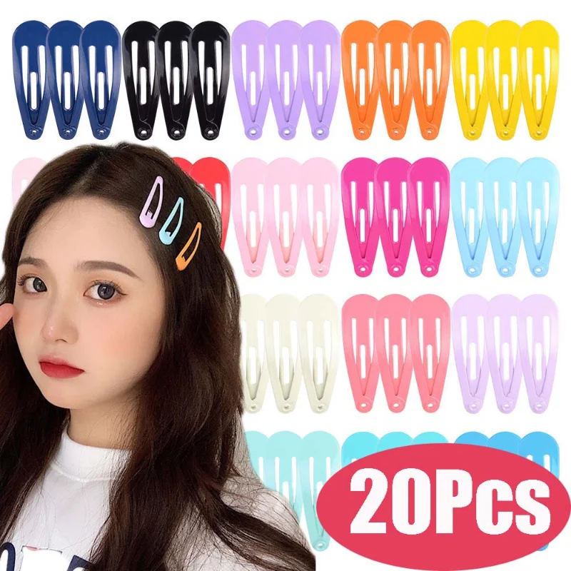 Cute Colorful Waterdrop Shape Hairpin Sweet Hair Clip Barrettes Fermagli Per Capelli Per Ragazze Accessori Per Capelli Fashion Y2K Hair Pins