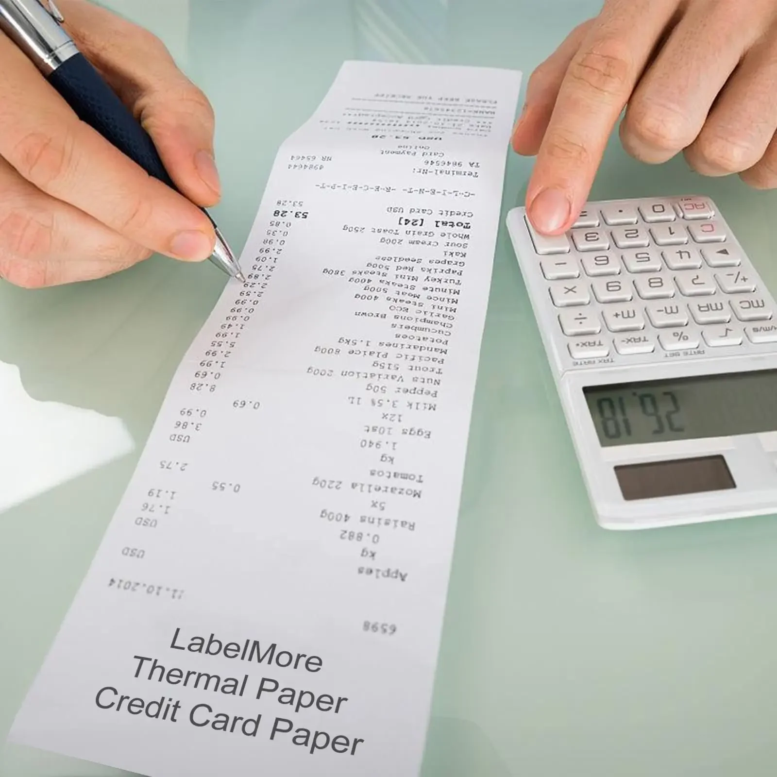 57x40mm Cash Registers Paper Thermal Credit Card Papers For POS Printers For Supermarket Bank Restaurant Mall Receipt Printing