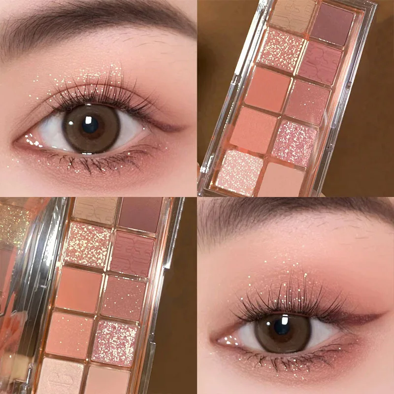 10 Colors Autumn and Winter Low Saturation Eyeshadow Plate New Earth Color Niche Brand Ins Parity