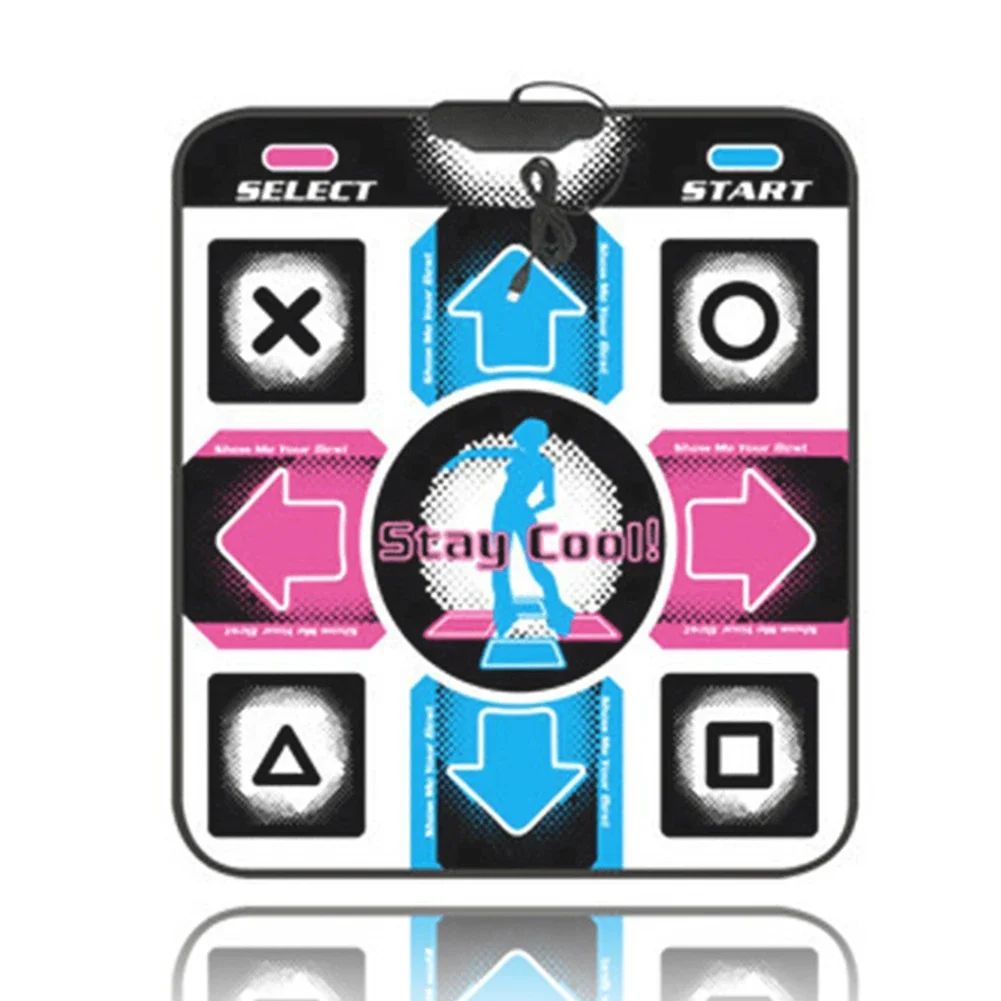 Creative USB Wired Dance Mats Non-Slip Game Step Pad for PC Dance Pad Indoor Gaming Foot Print Fitness Dancer Blanket