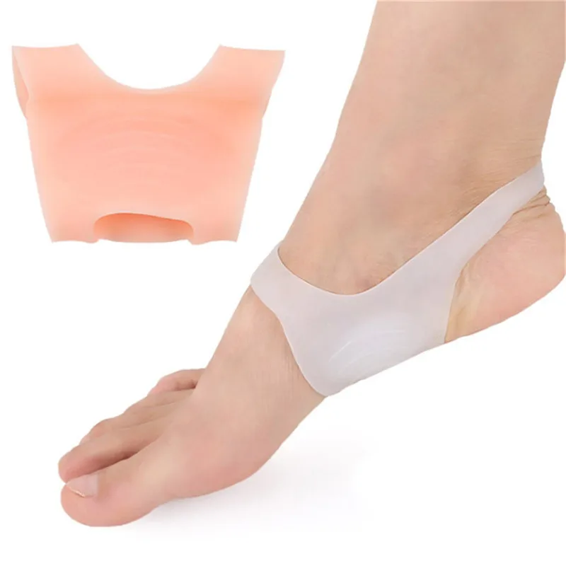 1 Pair Rear Pad O-leg Foot Varus Foot Eversion Insole Pad Elastic SEBS Foot Insole Relieve Pain Foot Care Pad
